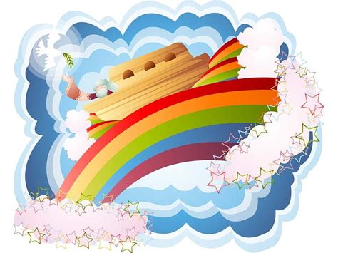 Free Download Noahs Arc Noah Arc Rainbow Bible Sea Hd