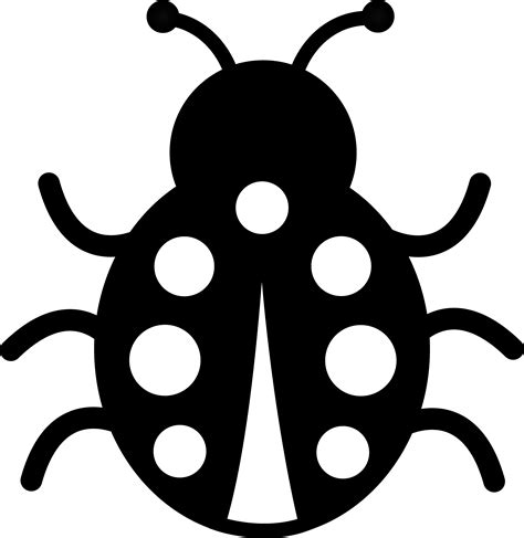 Free Lady Bug Silhouette Download Free Lady Bug Silhouette Png Images
