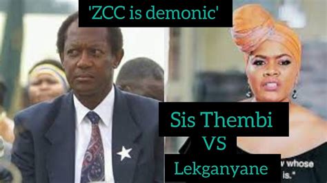 Sis Thembi Xposes The Zcc Church And Leader Lekganyane Zcc Church Is