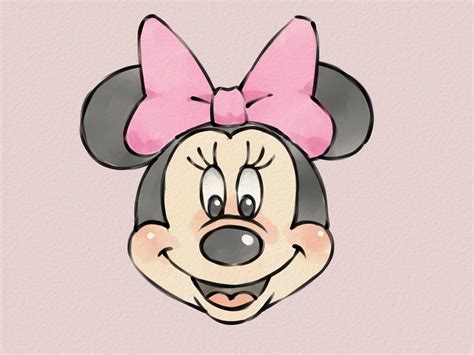 Simple Minnie Mouse Drawing At Getdrawings Free Download