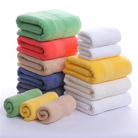 And since a good towel does more than just dry fast, it should also be absorbent, durable, and soft against your skin. 100% Cotton Solid Bath Towel Beach Towel For Adults Fast ...