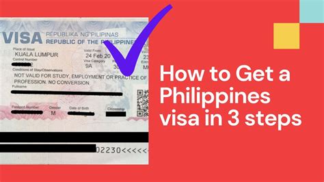 How To Get A Philippines Visa Step By Step Guide Youtube