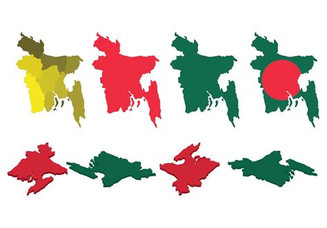 Free Bangladesh Map Vector Vector Art At Vecteezy