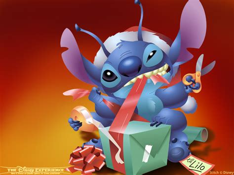 Lilo And Stitch Christmas Disney Christmas Background 1024x768