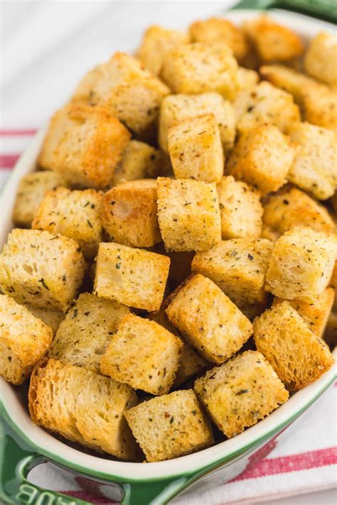 Crunchy Air Fryer Croutons In 10 Minutes Little Sunny Kitchen