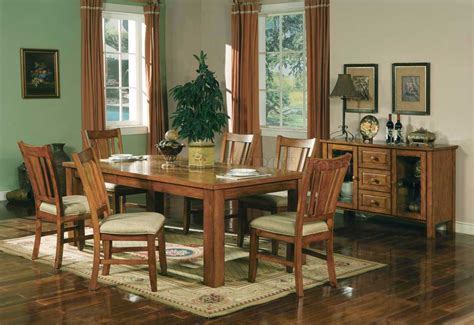 Here's my dining table and the options i have found so far. Light Oak Finish Casual Dining Room Table w/Optional Chairs