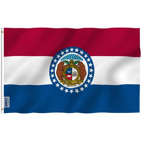 Anley Missouri State Flag 2 Sided 36 X 60 In House Flag Wayfair
