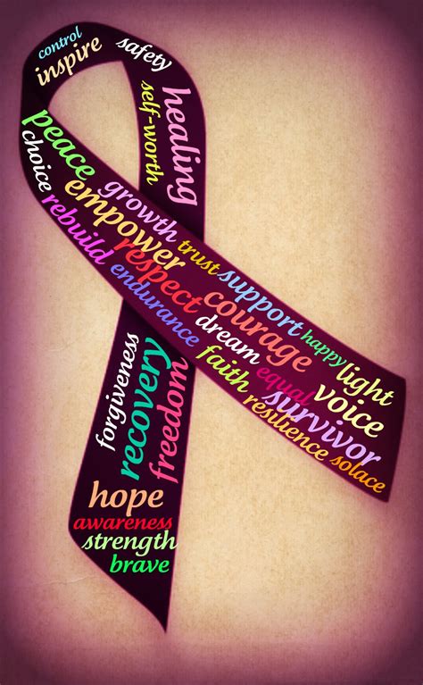Domestic Violence Awareness Month Quotes Quotesgram