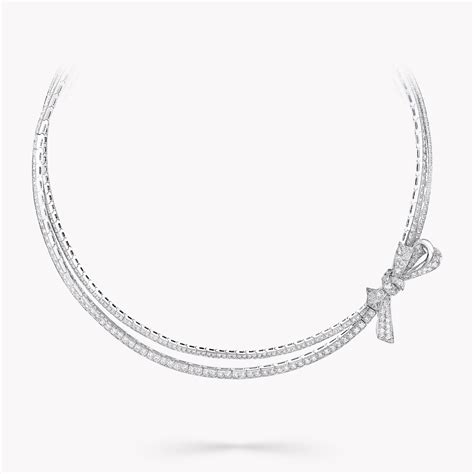 Tildas Bow Diamond Necklace