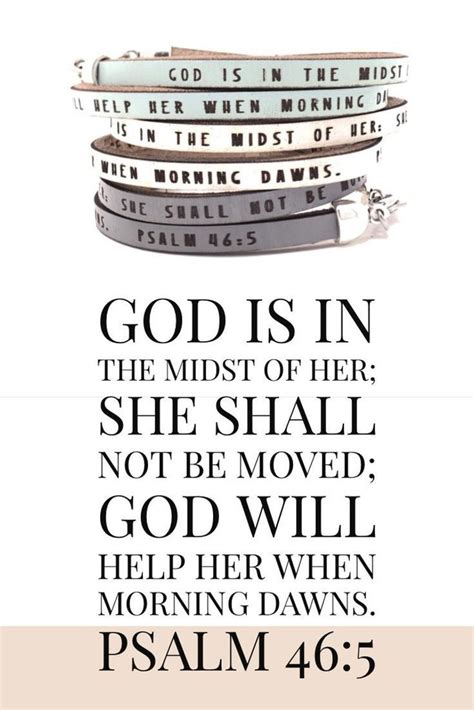 God Is In The Midst Of Her She Shall Not Be Moved God Will Help Her