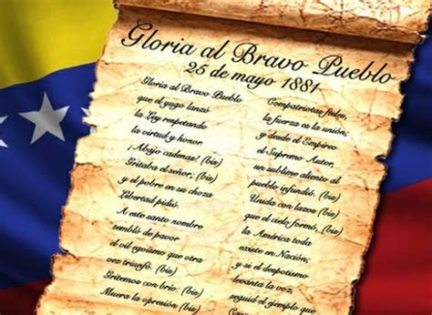 Gloria Al Bravo Pueblo Venezuela Celebra D A Del Himno Nacional Psuv