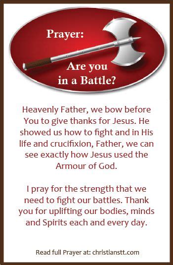 Prayers To Overcome Spiritual Warfare Battles Spiritual Warfare