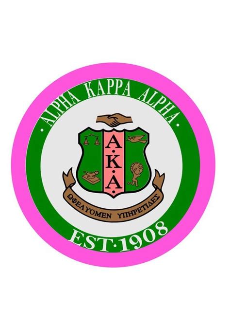 Alpha Kappa Alpha Circle Aka Crest Aka Shield Alpha Kappa Alpha Kappa