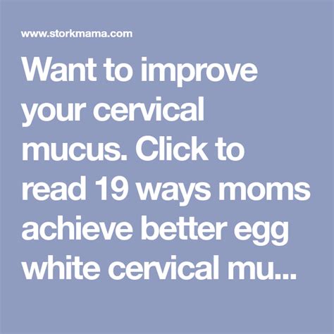 19 Tricks To Improve Your Egg White Cervical Mucus Cervical Mucus