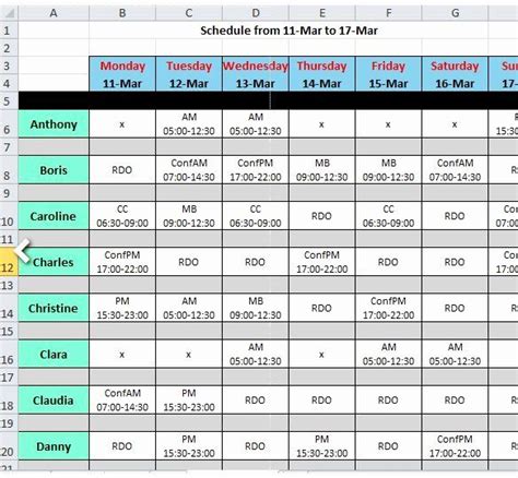 40 Daycare Staff Schedule Template In 2020 Chore Chart Chore Chart