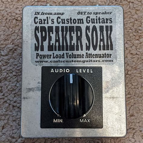 Carls Custom Guitars Speaker Soak Power Load Volume Reverb