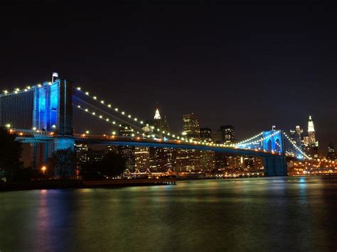 Brooklyn Bridge At Night C Urban Photo