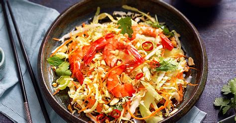 Crunchy Wombok And Prawn Salad New Zealand Womans Weekly Food