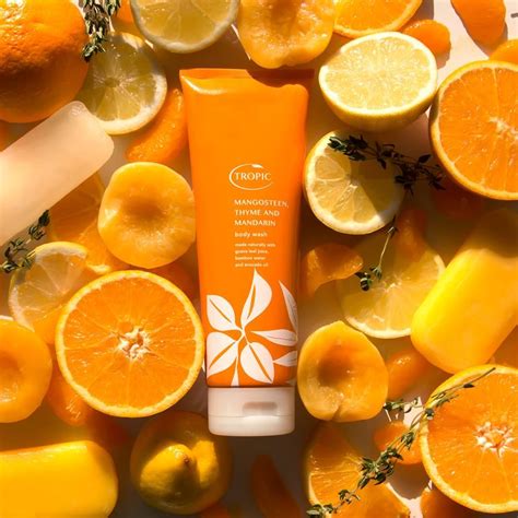 Lord Alan Sugar Tropic Skincare Orange Fruit Mandarins Organic Skin Care Body Wash