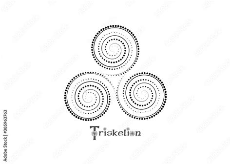 Triskelion Or Triskeles Is A Motif Consisting Of A Triple Spiral