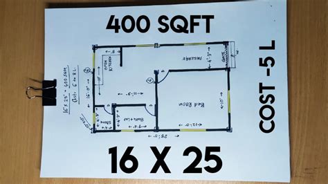 So, we also called a 400 sq ft small house plan. 400 Sq Ft House Plan / Traditional Plan 400 Square Feet 1 Bedroom 1 Bathroom 348 00164 / For the ...