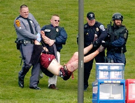 This Is The Famous Photo From The Virginia Tech Shooting Heres The