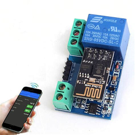 Esp8266 Wifi Microcontroller With Integrated 5v Relay Controls Up To