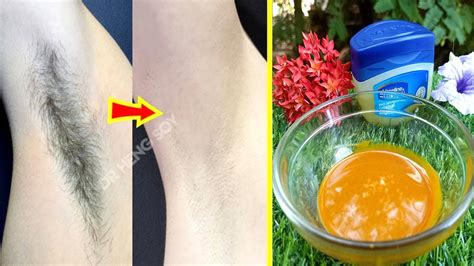 remove unwanted armpit hair naturally permanently 100 works at home youtube