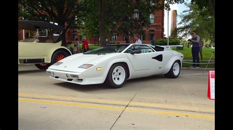 1987 Lamborghini Countach In White Paint And V12 Engine