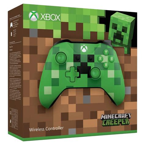 Buy Xbox Wireless Controller Pc Computer Minecraft Creeper Green