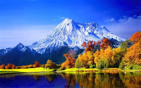 Mountain And Lake Autumn Wallpapers Wallpaper Cave