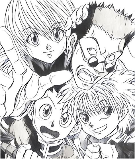 Coloring Page Hunter X Hunter Coloring Home