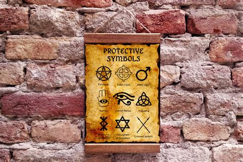 Magical Symbols Of Protection Ancient Protective Symbols Etsy