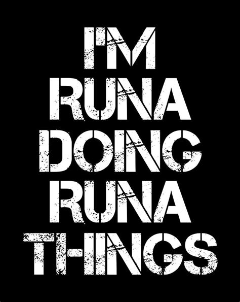 Runa Name T Shirt Runa Doing Runa Things T Item Digital Art By Eik