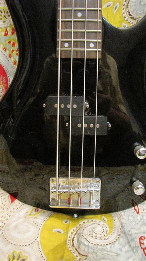 Lyon Series 4 Bass Guitar By Washburn Black Reverb