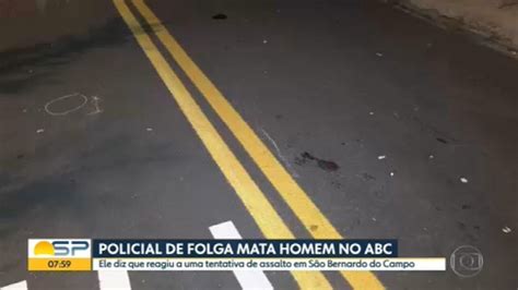 Policial Reage A Tentativa De Assalto E Mata Suspeito Em São Bernardo São Paulo G1