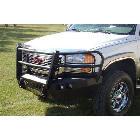 Throttle Down Kustoms Bgril0102gm Front Bumper With Grille Guard For Gmc Sierra 150025003500
