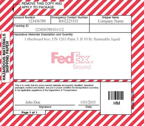 Resources For Shipping Hazardous Materials FedEx