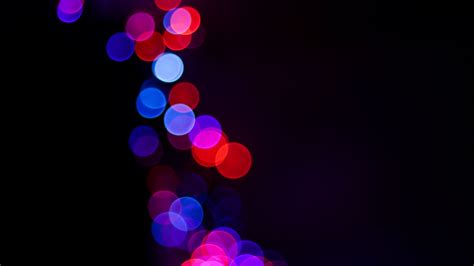 Download Wallpaper 3840x2160 Glare Bokeh Colorful Lights Blur 4k