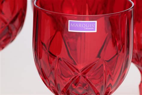 marquis by waterford crystal brookside wine and double old fashioned glasses ebth