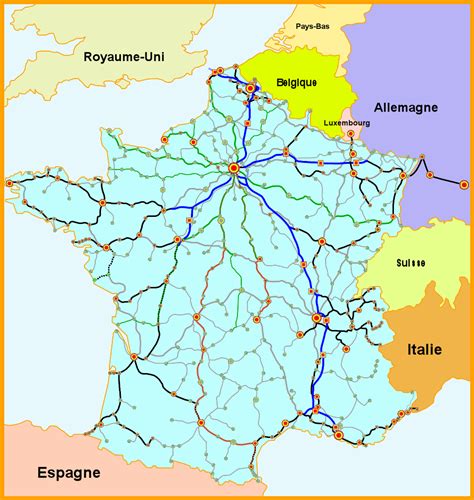 Liste Des Lignes De Chemin De Fer De France