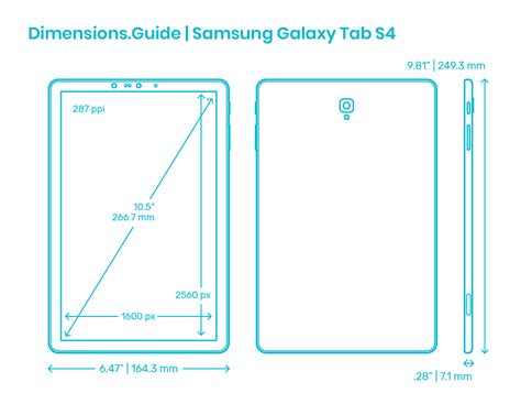 Samsung Galaxy Tab A 8” 2019 Dimensions And Drawings Dimensionsguide
