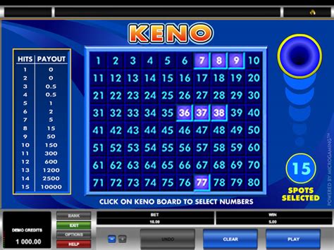 Keno Online Tips And Tricks For Free Playing