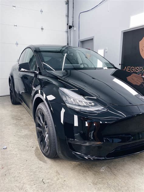 Today i'm reviewing the model y, and i'm go. Tesla Model Y | Full Front PPF Wrap | Aegis Paint Shield