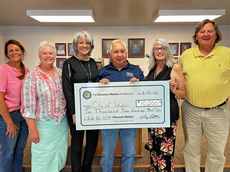 Choctaw Nation Community Partner Fund Awards Stigler And Haskell County