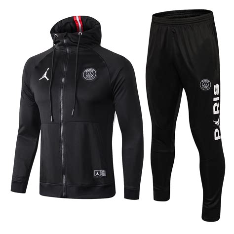 The air jordan 4 psg drops on october 10. Jordan Psg Jacket Black With Zipper | Mens tracksuit set ...