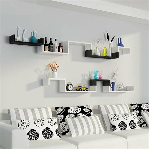 Decorative Modern Floating Shelves For Your Leaving Room The