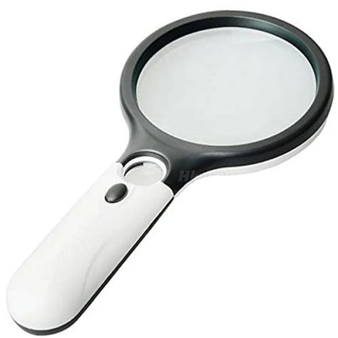 White Magnifying Glass With 3 Led Lights At Best Price In Coimbatore
