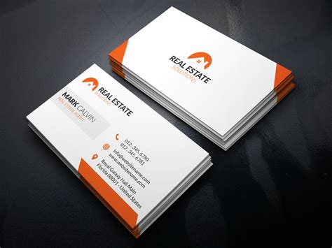 Anyone can make an attractive card using the hundreds of customizable templates available at staples®. Real Estate Business Card 29 - Graphic Pick