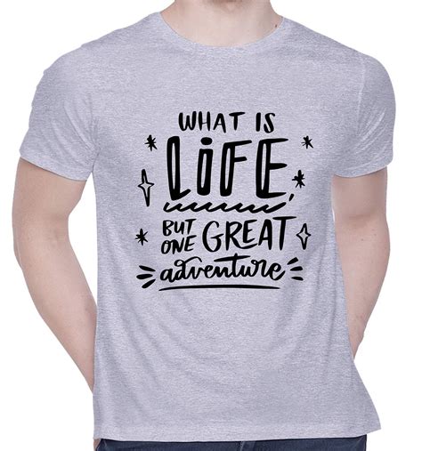 Creativit Graphic Printed T Shirt For Unisex Motivational Quotes Tshirt Casual Half Sleeve